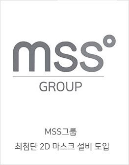'MSS 그룹, 최첨단 2D 마스크 설비 도입 ‘마스크 3종’ 생산시설 완비